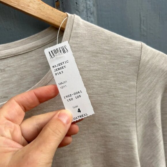 Majestic Filatures Soft Touch Crewneck T-Shirt, BNWT, size “4” XL - Picture 7 of 8